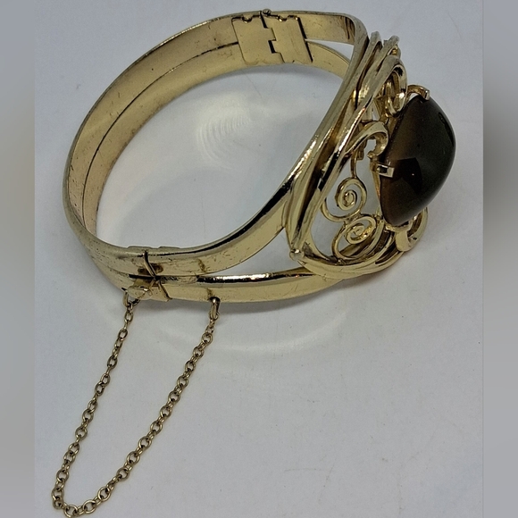 * Vintage Whiting & Davis Green Art Glass Necklace Bracelet Earrings Parure Set - Picture 5 of 11